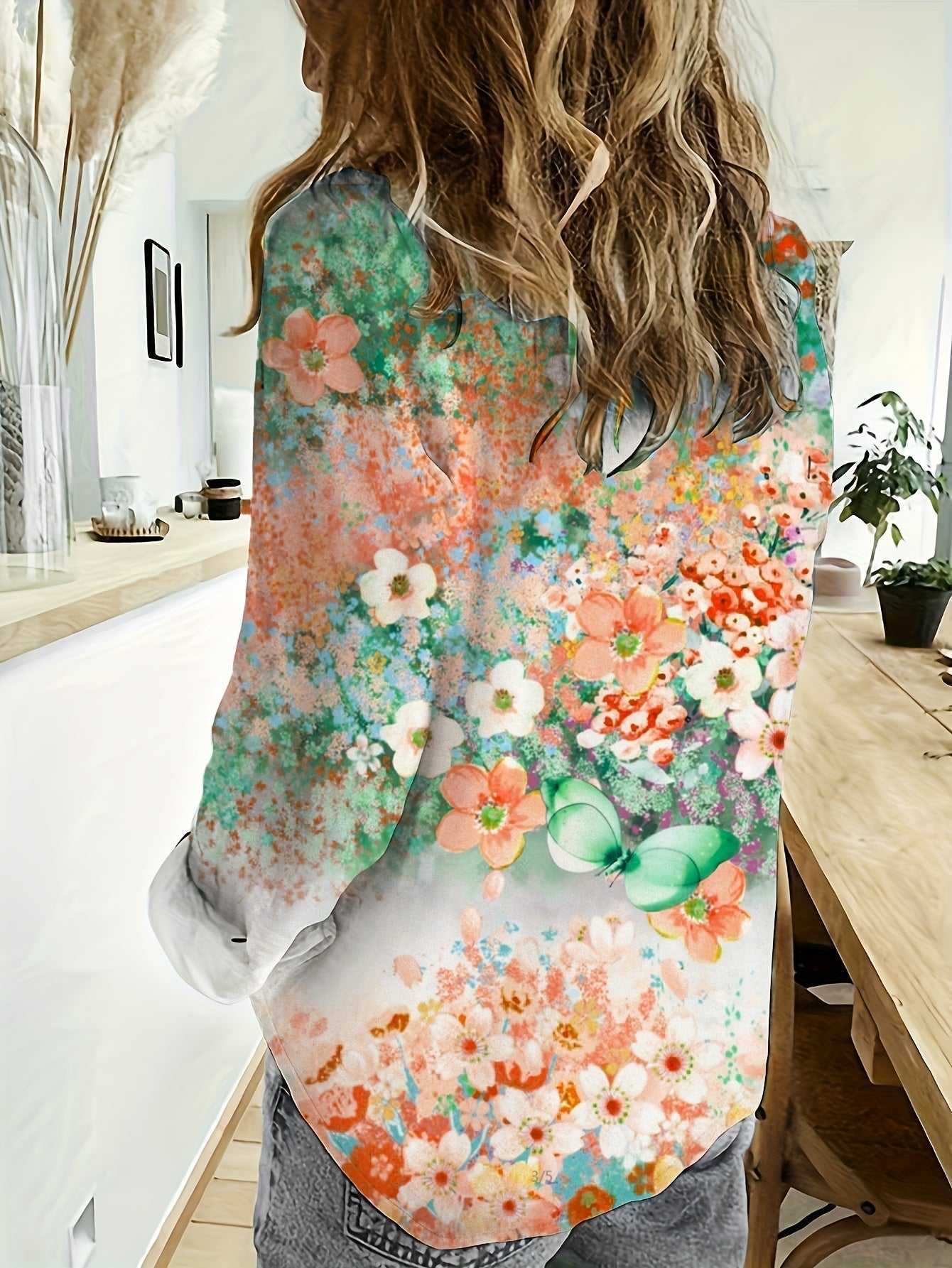 Mireya – Vrolijk Bloemenblouse