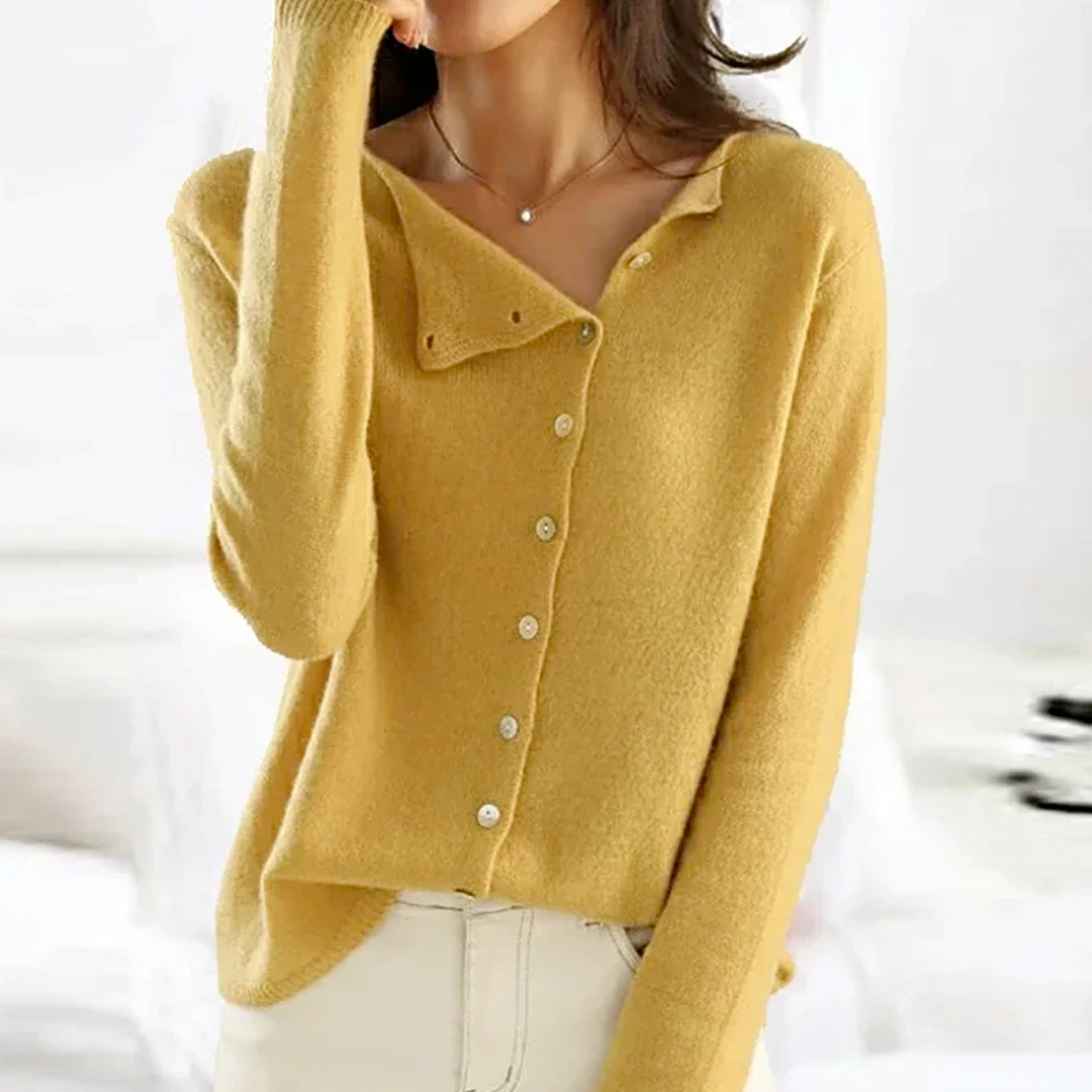 Ember – Elegante Wollen Jas met Zijsluiting