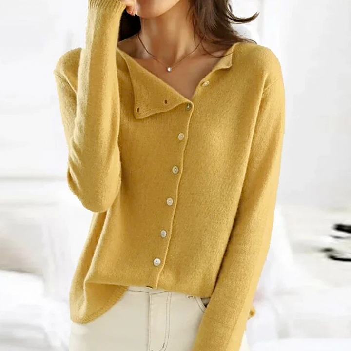 Ember – Elegante Wollen Jas met Zijsluiting