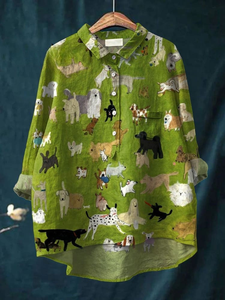 Cleofe - Canine Carnival Blouse