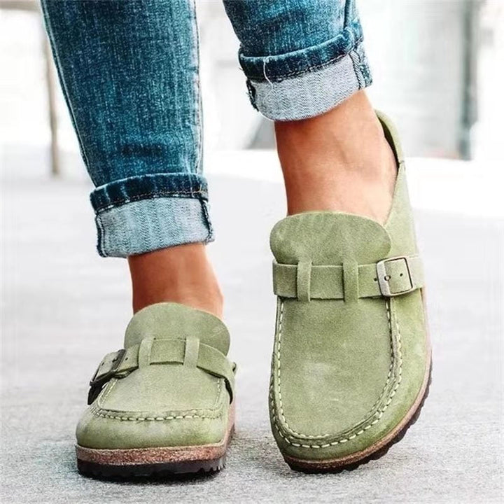 Sadie – Stijlvolle, Ondersteunende Suède Orthopedische Loafers