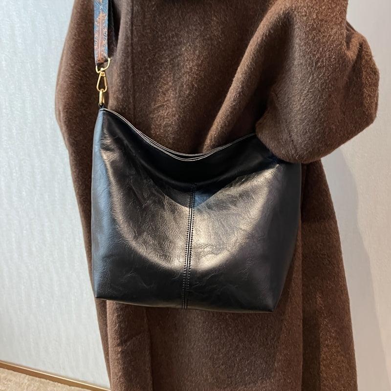 Alora – Vintage PU Leren Crossbody Schoudertas