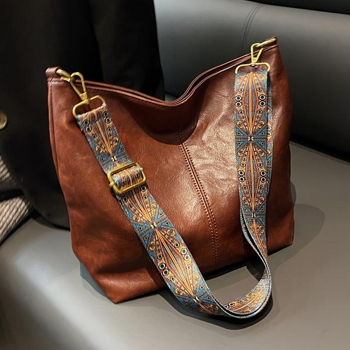 Alora – Vintage PU Leren Crossbody Schoudertas