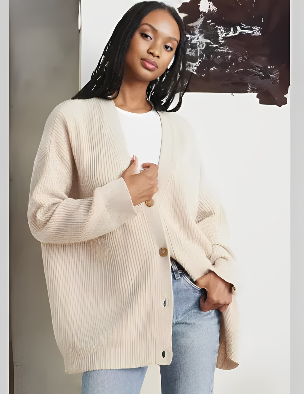 Emmas® | Elegante Knopen Cardigan