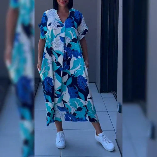 Hannah - Elegante Jurk Met Print