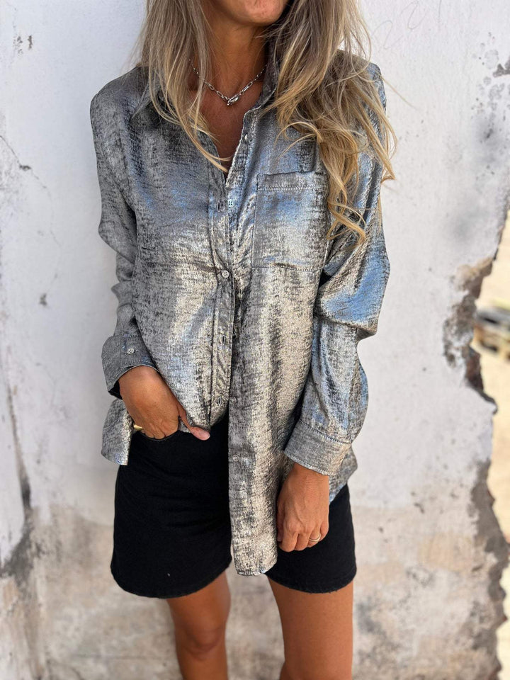 Zella – Chique Glansshirt