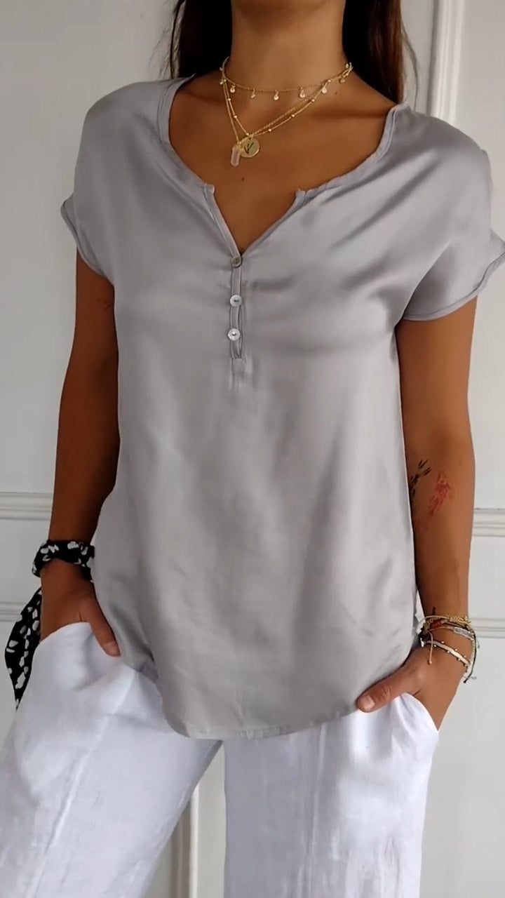 Sylvette – Minimalistische Strakke Top