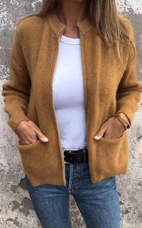 Maud - Knus Vest met Rits