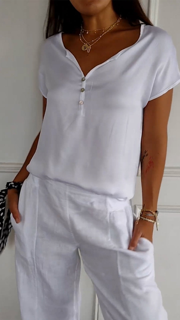 Sylvette – Minimalistische Strakke Top