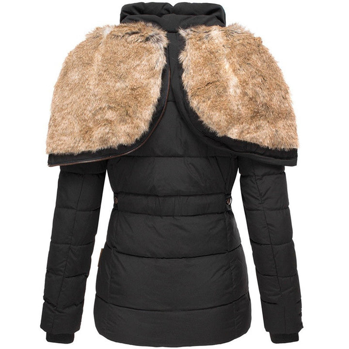 Alida - Warme Winterjas met Bont