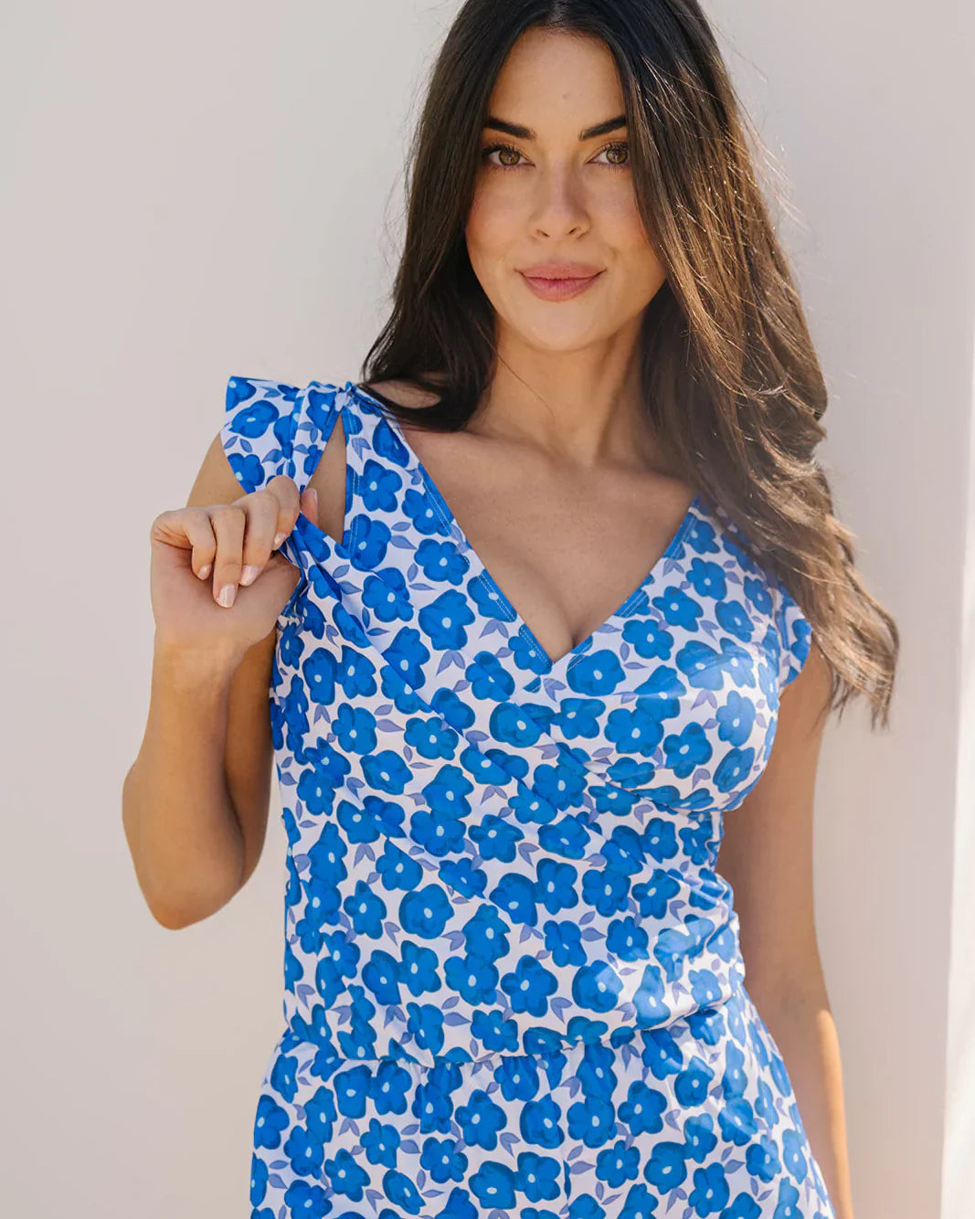 Sanne - Badpak Met Volants & Borstondersteuning