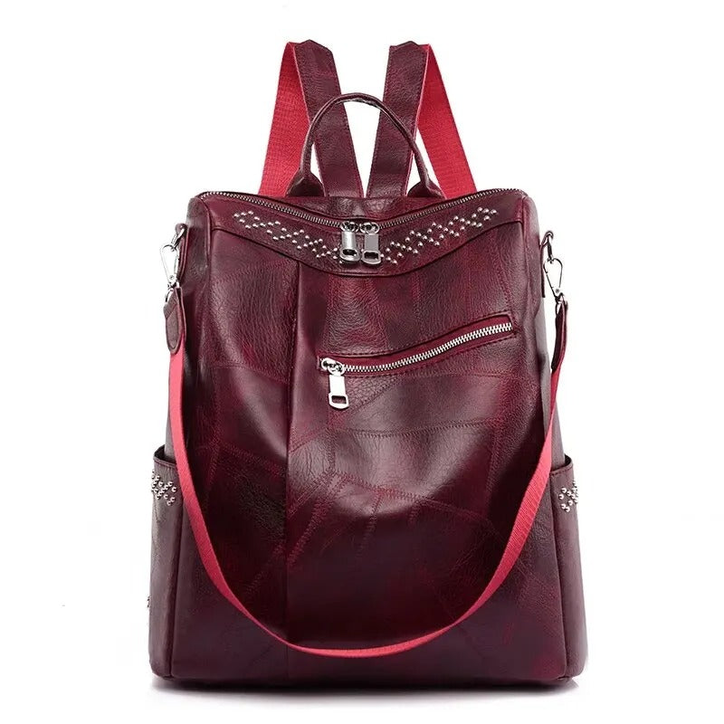 Natalia – Elegante Vintage Multifunctionele Rugzak voor Dames