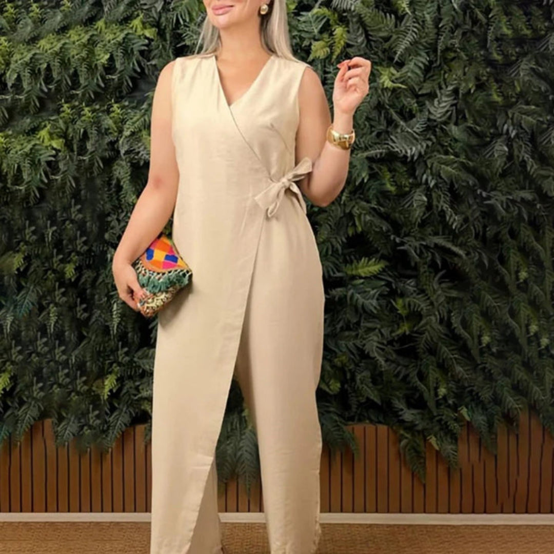 Lisanne - Elegant Mouwloos Pak