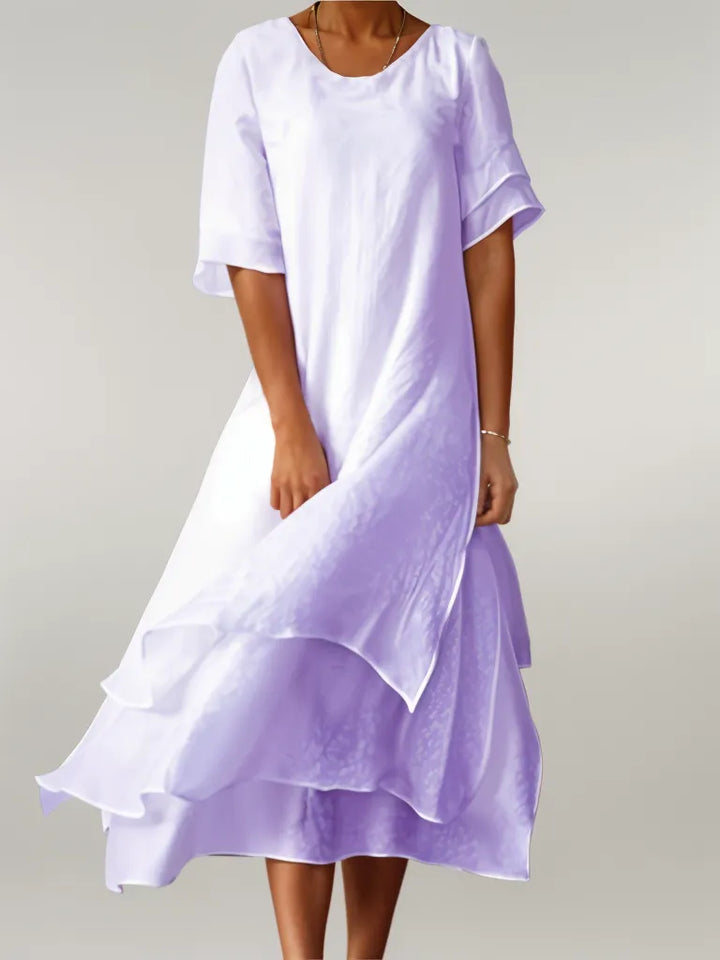 Marit - Elegante Lange Jurk van Supreme Comfort