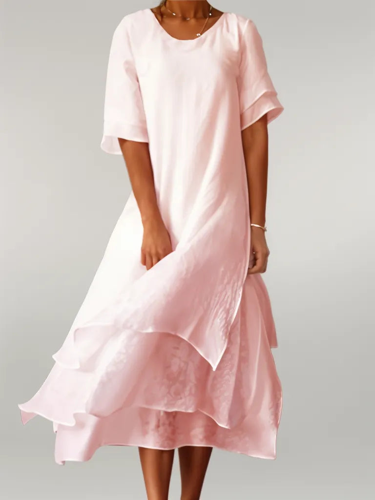 Marit - Elegante Lange Jurk van Supreme Comfort