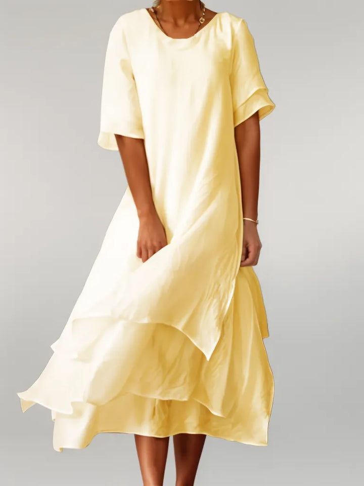 Marit - Elegante Lange Jurk van Supreme Comfort