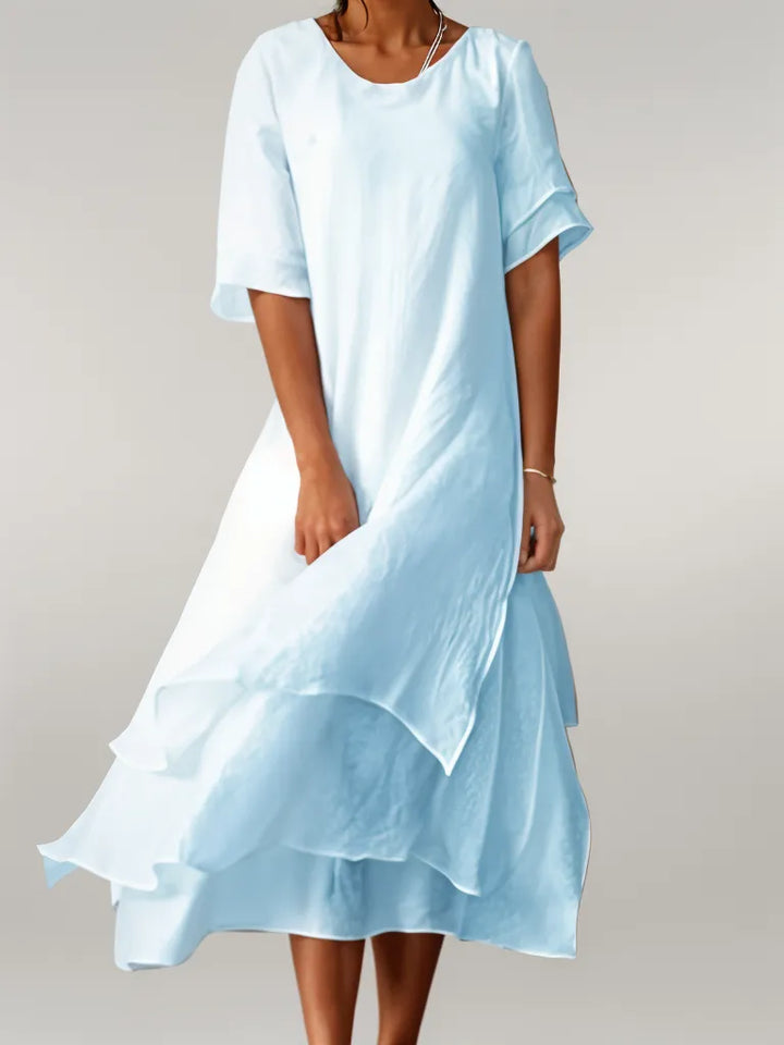 Marit - Elegante Lange Jurk van Supreme Comfort