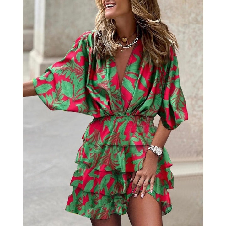 Francesca – Stijlvolle Jurk met Print