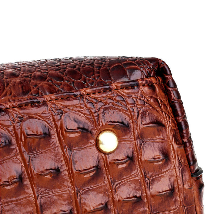 Oriana - Retro Gradient Crocodile Handtas