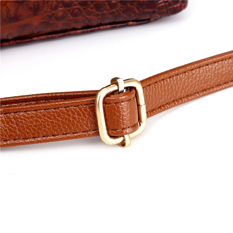 Oriana - Retro Gradient Crocodile Handtas