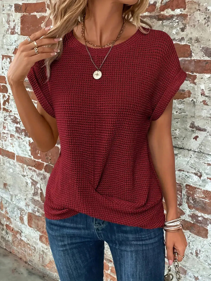 Elise - Chique, Relaxed T-shirt met Ronde Hals