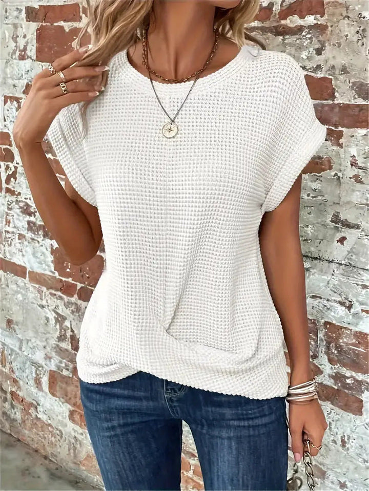Elise - Chique, Relaxed T-shirt met Ronde Hals