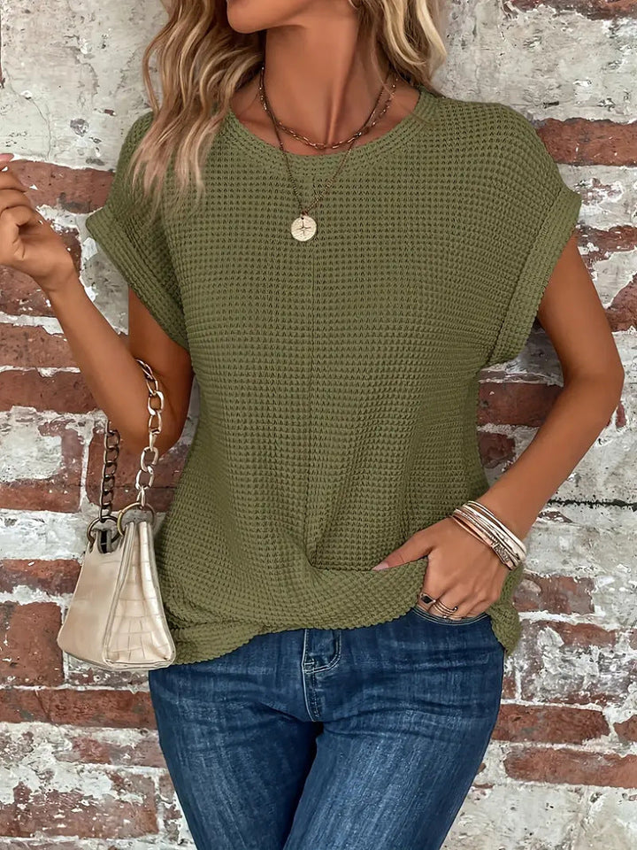 Elise - Chique, Relaxed T-shirt met Ronde Hals