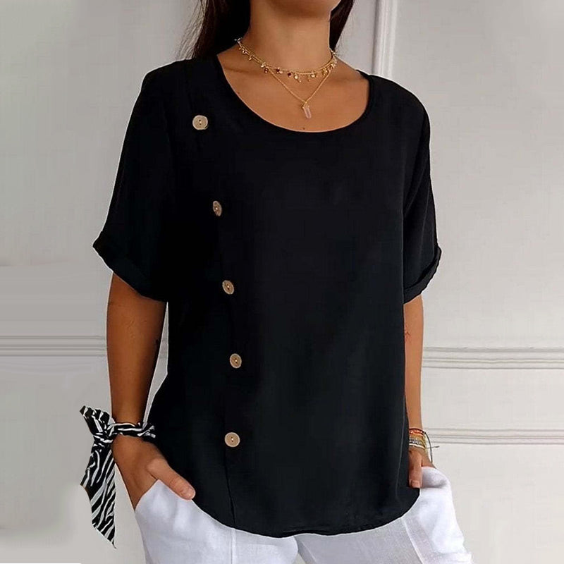 Noella – Casual Buttoned Top