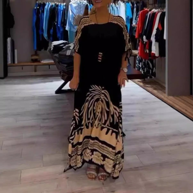 Janine - Elegantes Stretchkleid mit Druckmuster