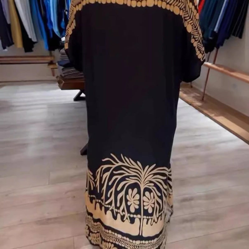 Janine - Elegantes Stretchkleid mit Druckmuster