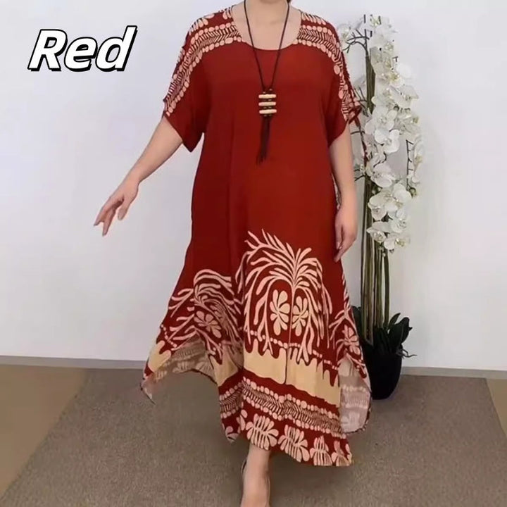Janine - Elegantes Stretchkleid mit Druckmuster