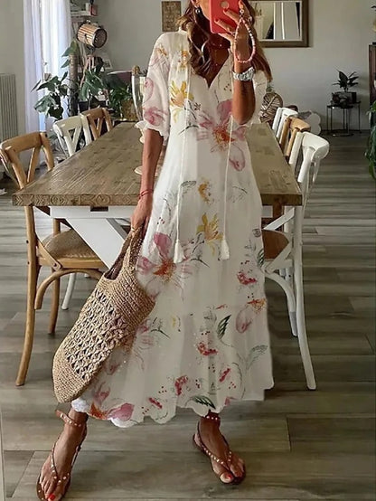 Dianna - Boho Buikbedekkende Jurk