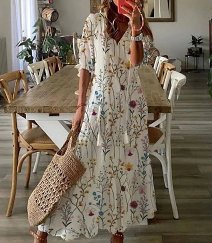 Dianna - Boho Buikbedekkende Jurk