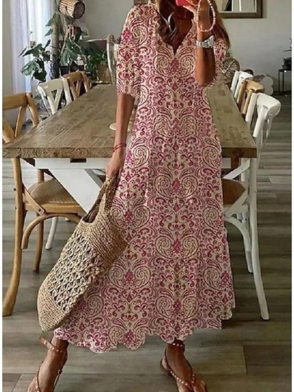 Dianna - Boho Buikbedekkende Jurk