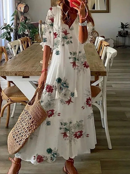 Dianna - Boho Buikbedekkende Jurk